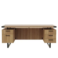 Mirella Double Pedestal Desk - 72"W