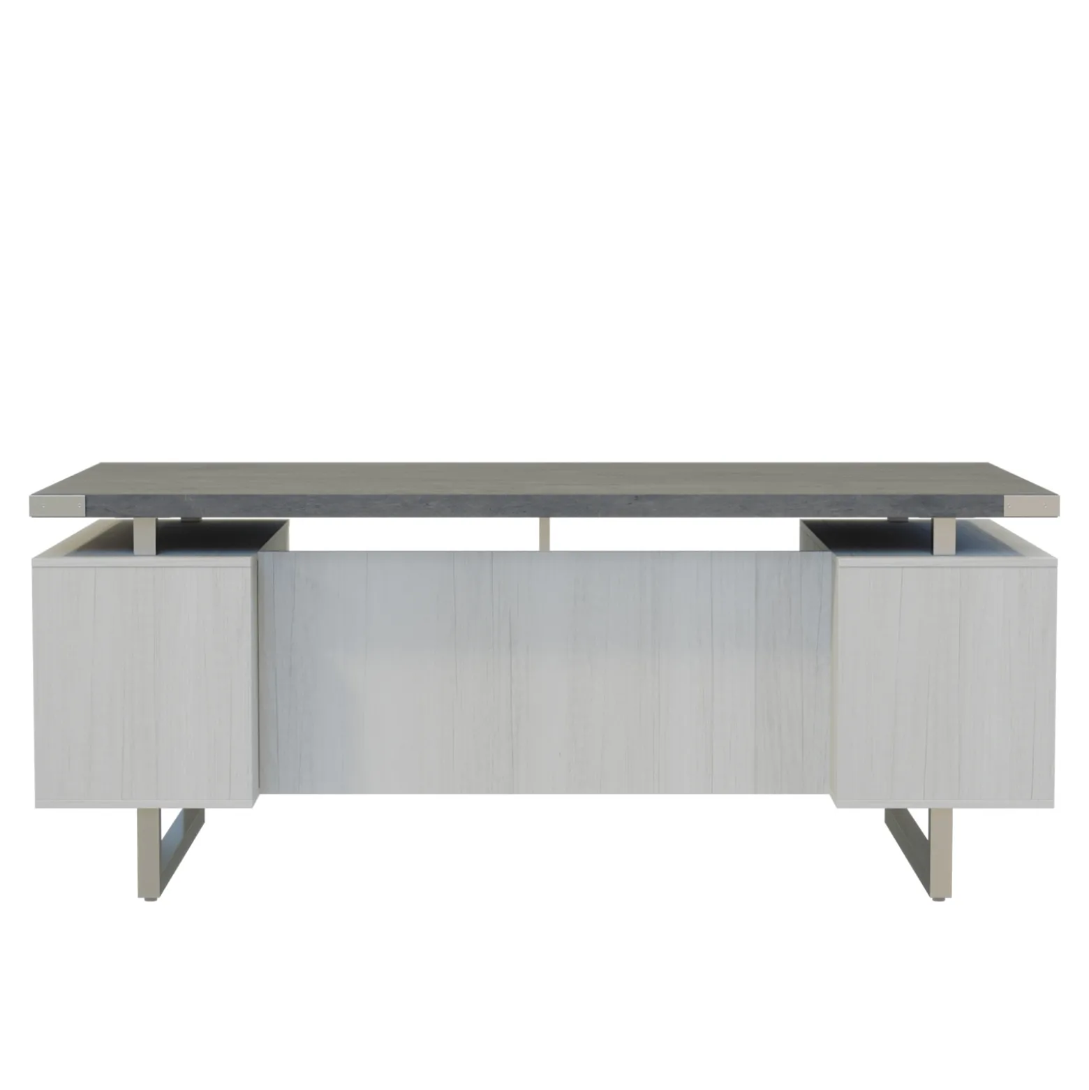 Mirella Double Pedestal Desk - 72"W