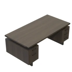 Mirella Double Pedestal Desk - 72