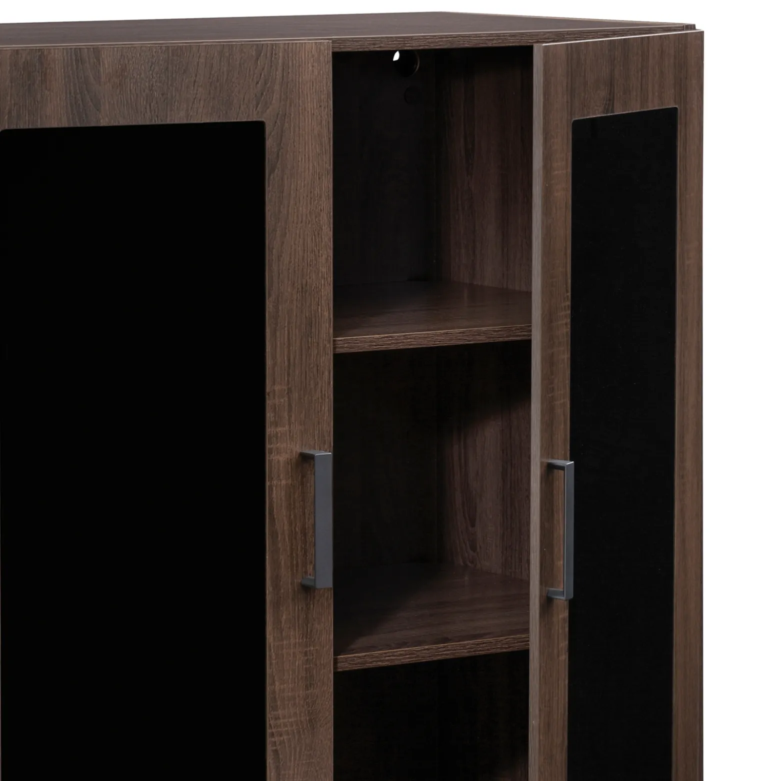 Mirella Glass-Door Display Cabinet - 36"Wx20"Dx38"H