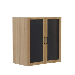 Mirella Glass-Door Display Cabinet - 36"Wx20"Dx38"H