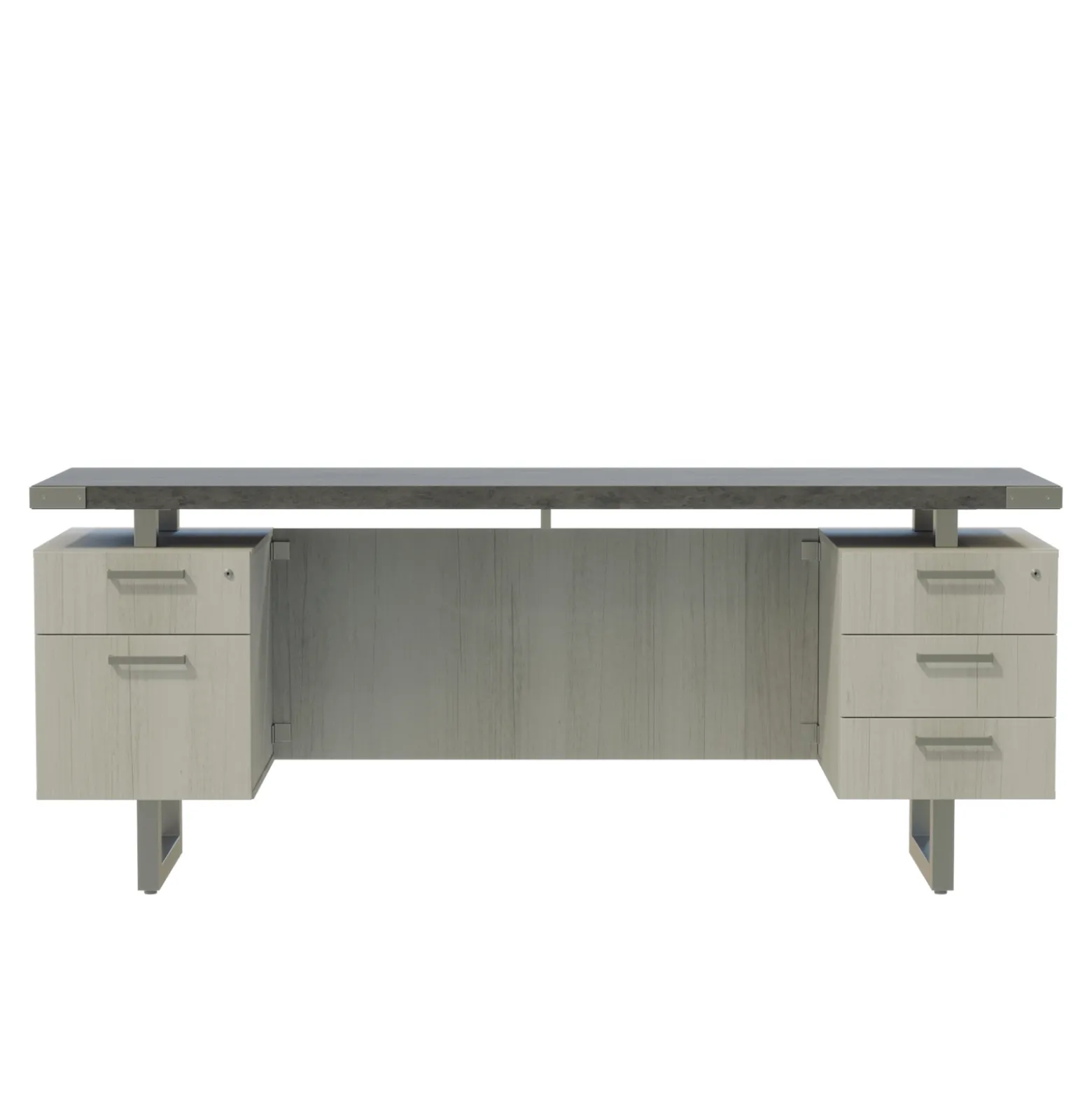 Mirella Knee-Space Credenza - 72"W