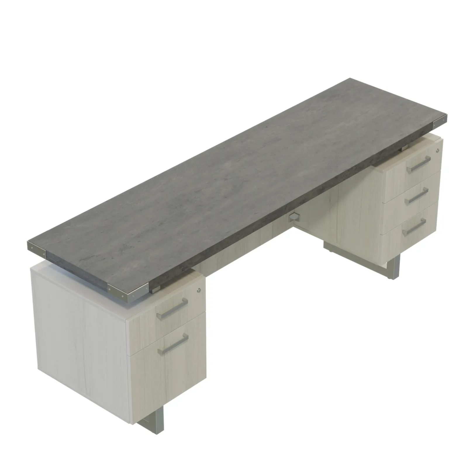 Mirella Knee-Space Credenza - 72"W
