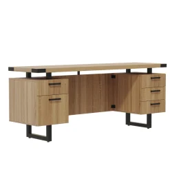 Mirella Knee-Space Credenza - 72"W