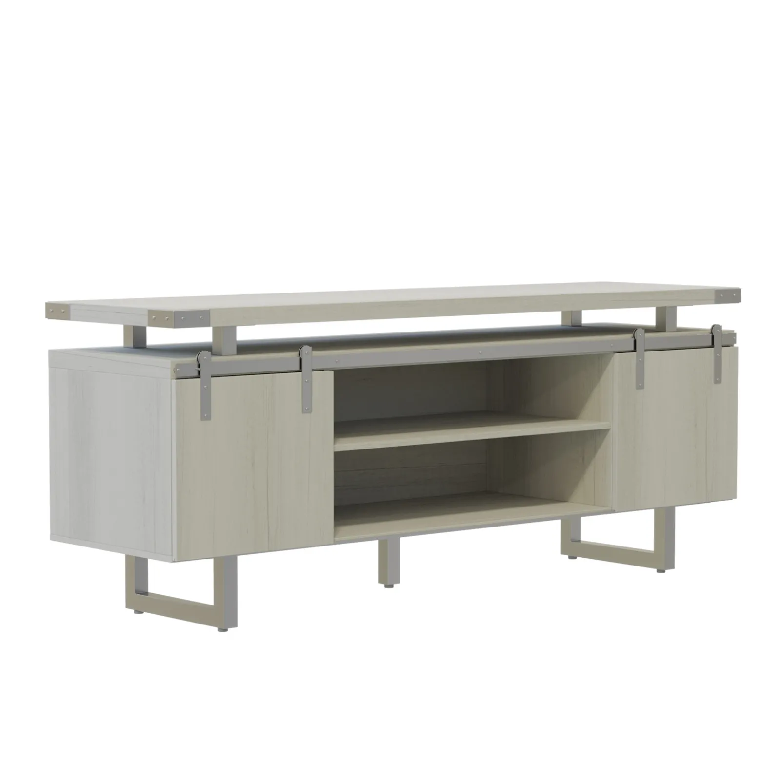 Mirella Low Wall Cabinet w/ Doors - 72"Wx20"Dx29.5"H
