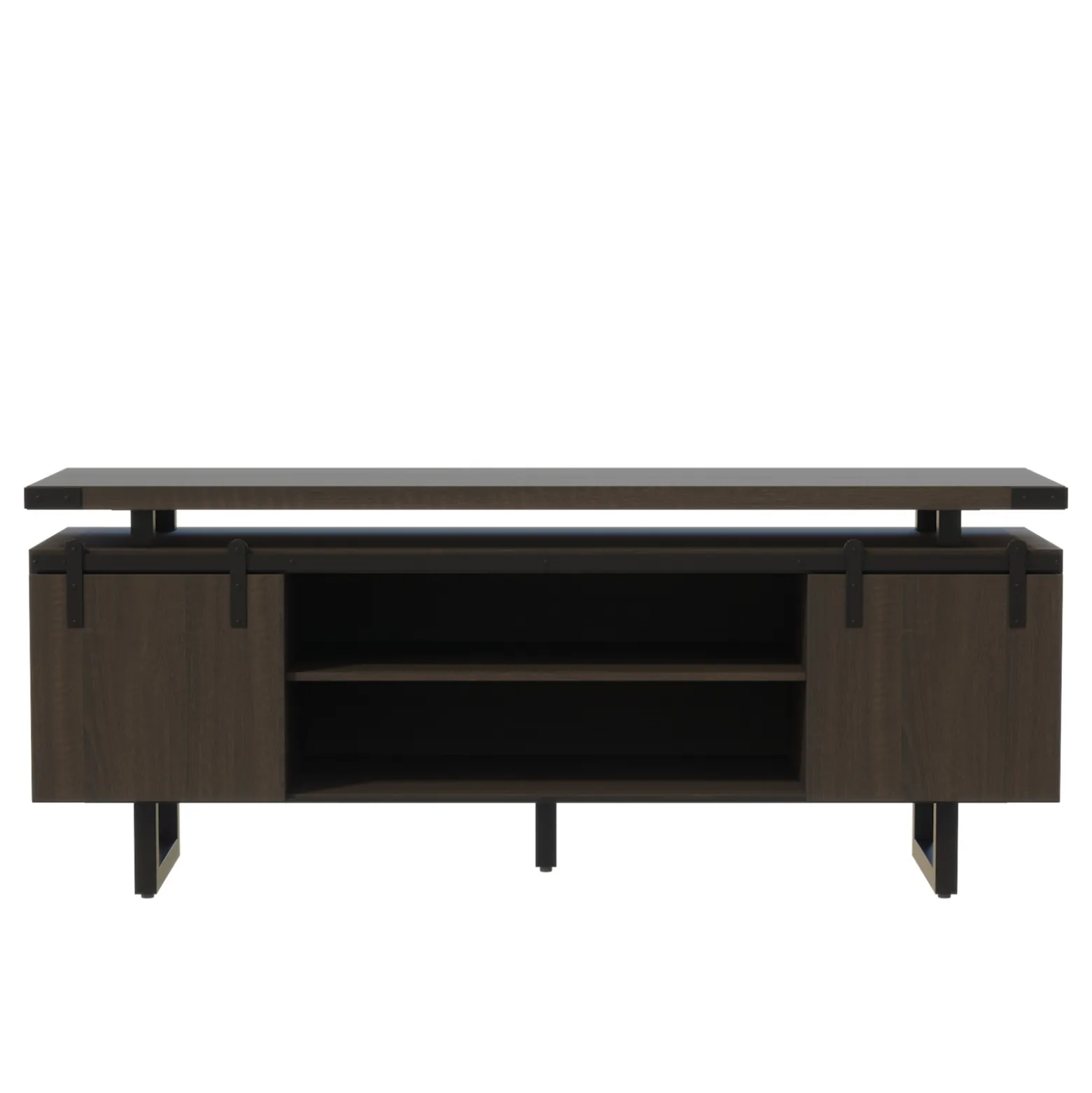 Mirella Low Wall Cabinet w/ Doors - 72"Wx20"Dx29.5"H