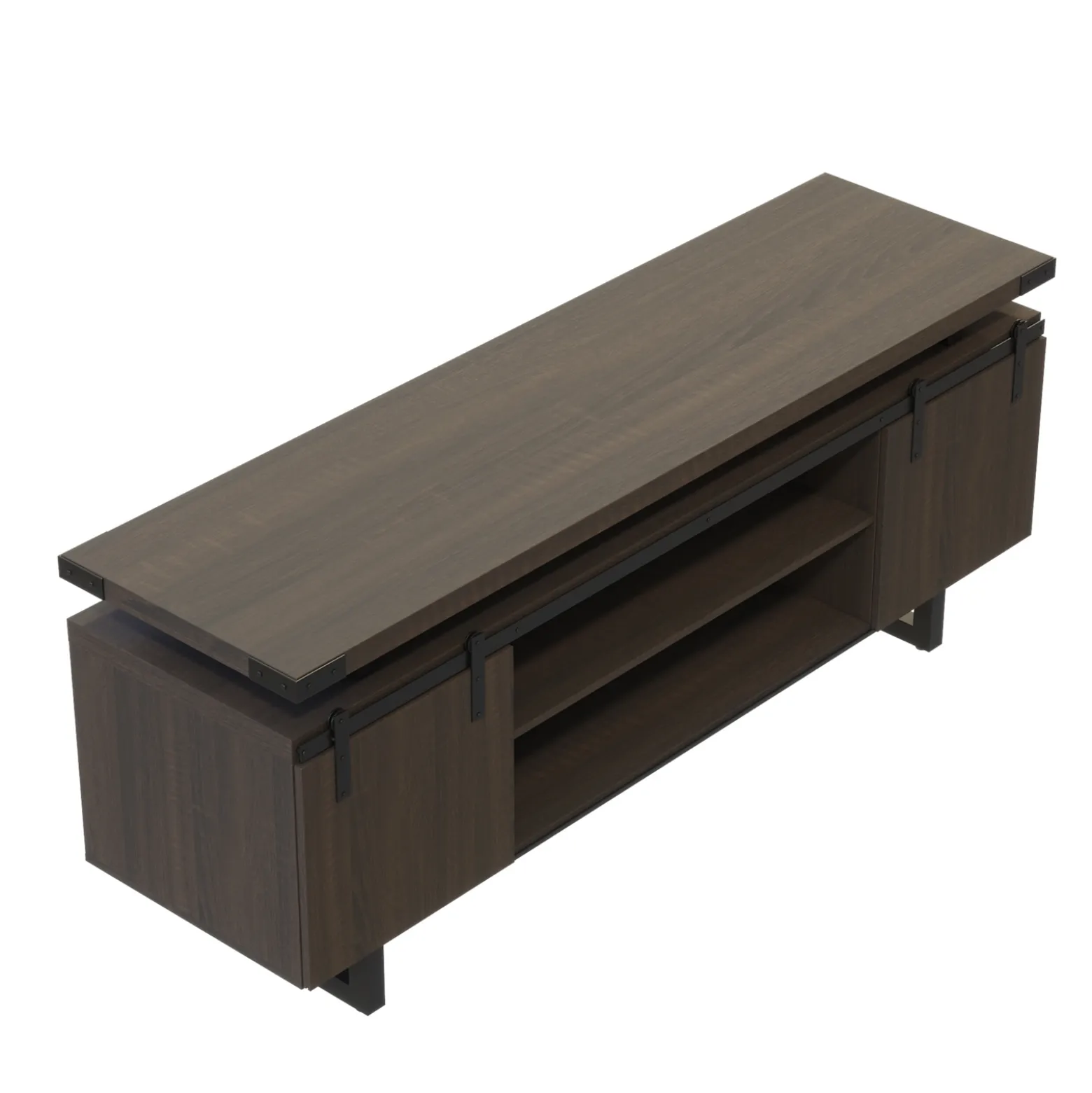 Mirella Low Wall Cabinet w/ Doors - 72"Wx20"Dx29.5"H