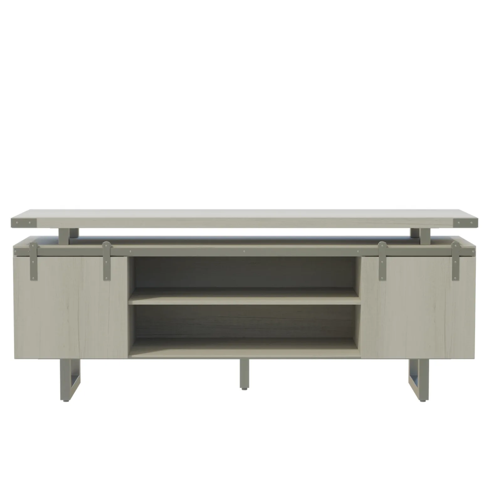 Mirella Low Wall Cabinet w/ Doors - 72"Wx20"Dx29.5"H
