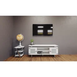 Mirella Low Wall Cabinet w/ Glass Doors - 72