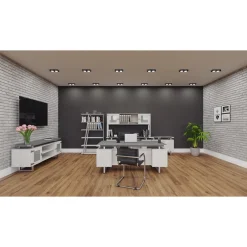Mirella Low Wall Cabinet w/ Glass Doors - 72