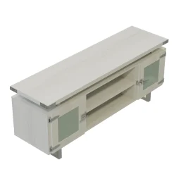Mirella Low Wall Cabinet w/ Glass Doors - 72