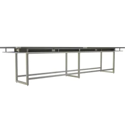 Mirella Standing Height Conference Table - 16'W x 47"D