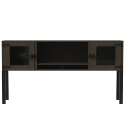 Mirella Storage Hutch w/ Glass Doors - 72