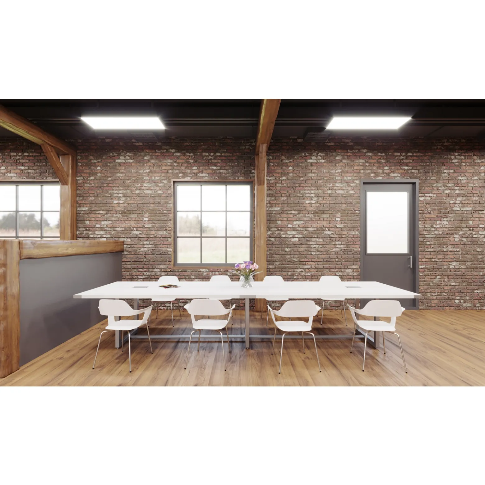 Mirella Ten Seat Conference Table - 12' ft