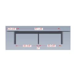 Mirella Ten Seat Conference Table - 12' ft