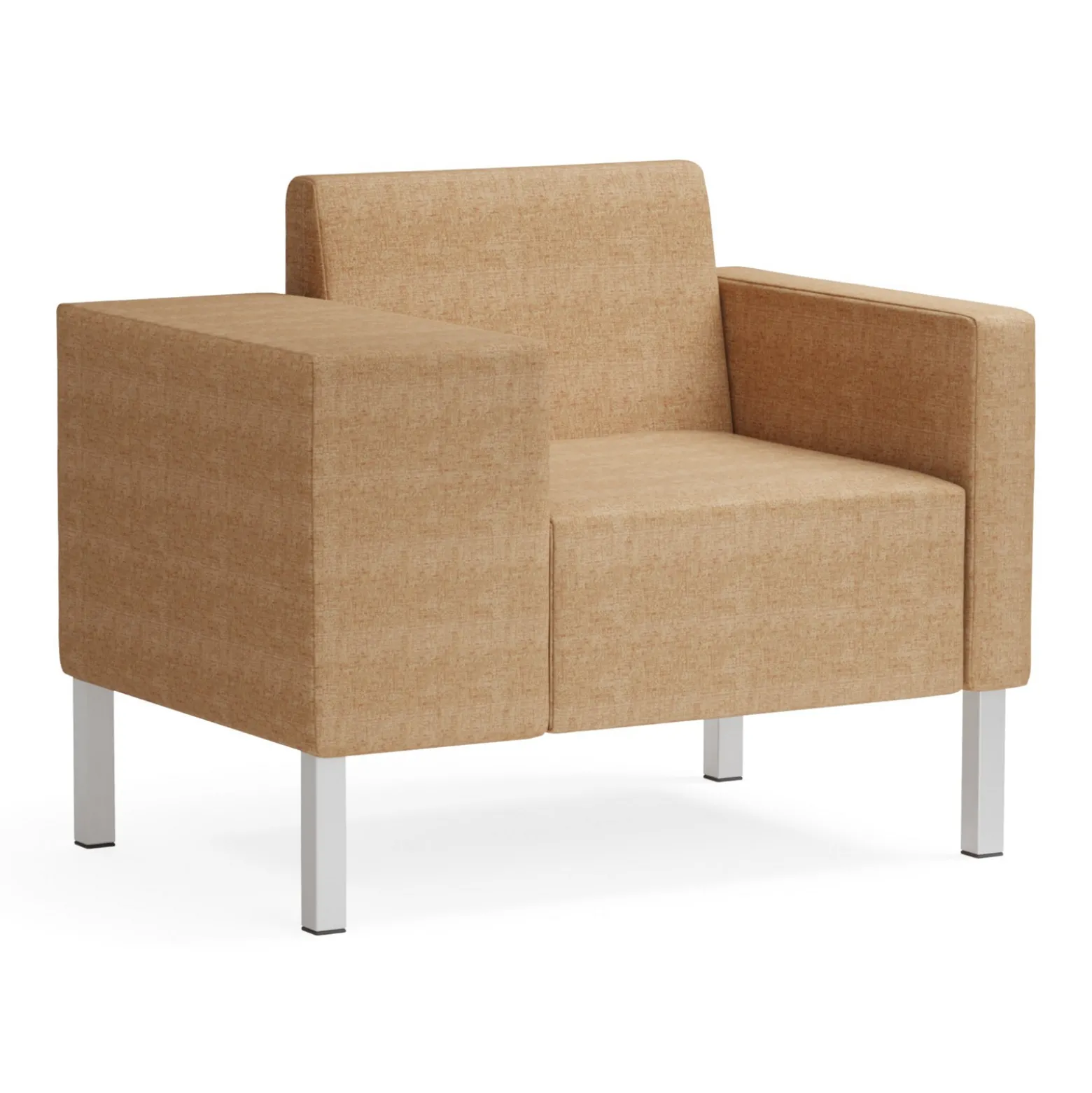 Mixer Modular Guest Chair with Wide Right Arm
