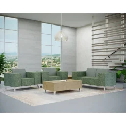 Mixer Modular Guest Chair with Wide Right Arm