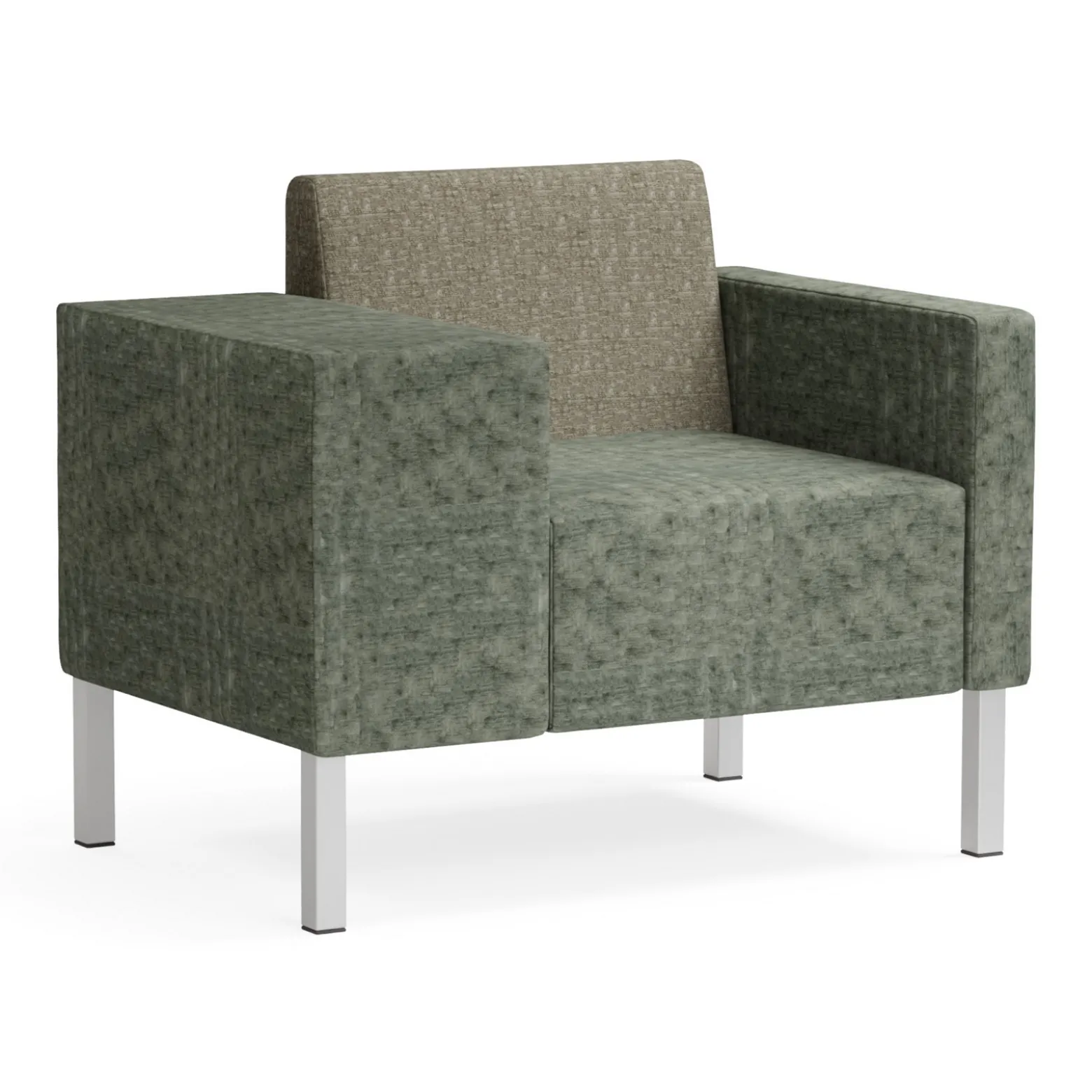Mixer Modular Guest Chair with Wide Right Arm