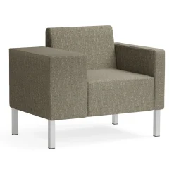 Mixer Modular Guest Chair with Wide Right Arm