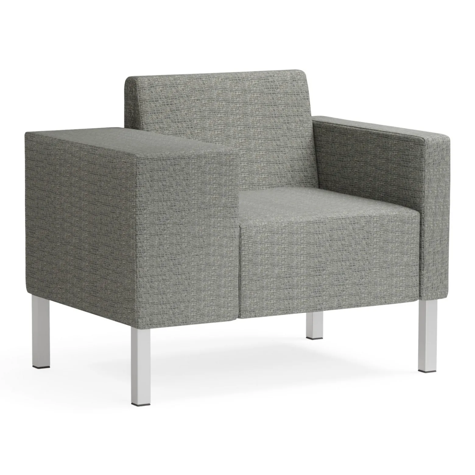 Mixer Modular Guest Chair with Wide Right Arm
