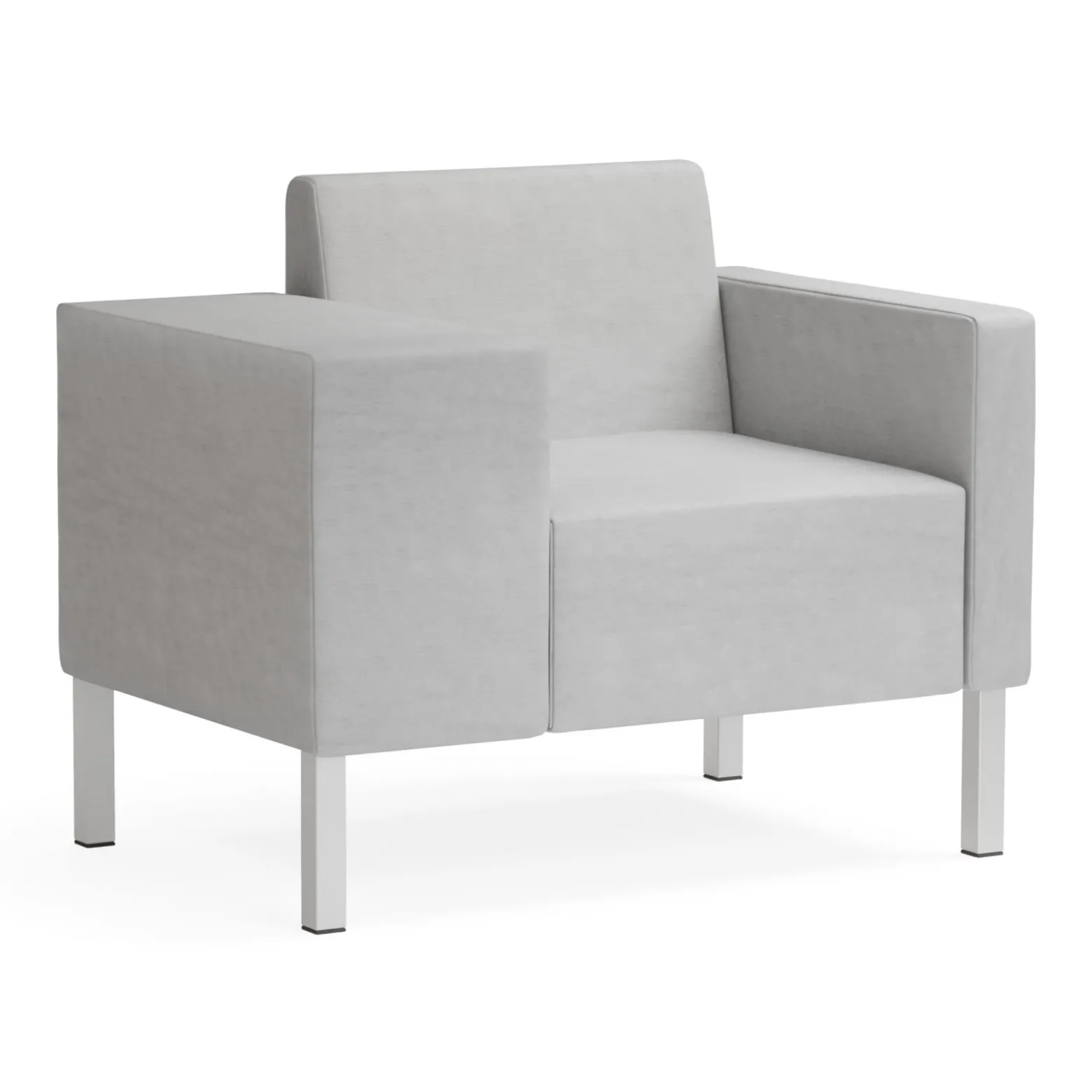 Mixer Modular Guest Chair with Wide Right Arm