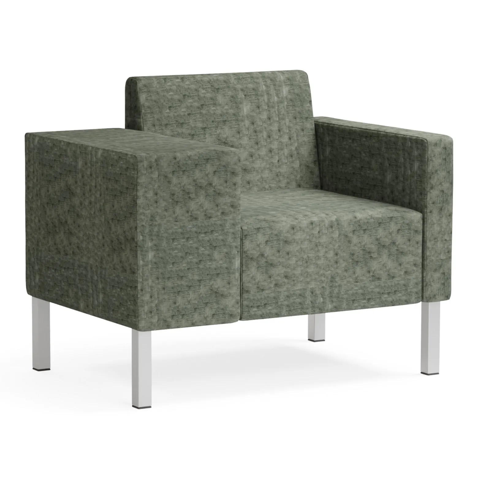 Mixer Modular Guest Chair with Wide Right Arm