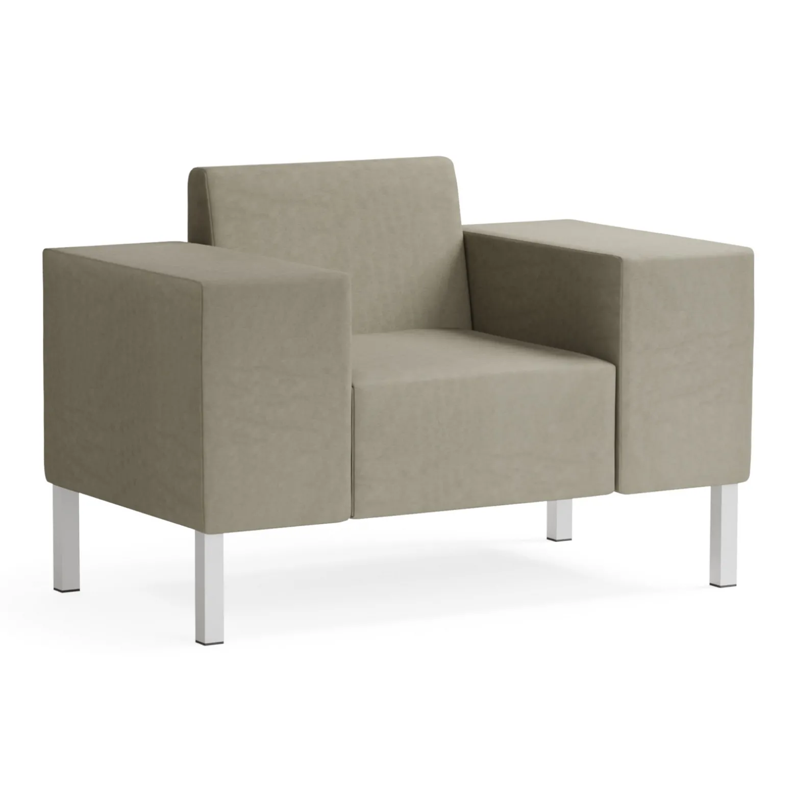 Mixer Modular Guest Chair with Wide Arms