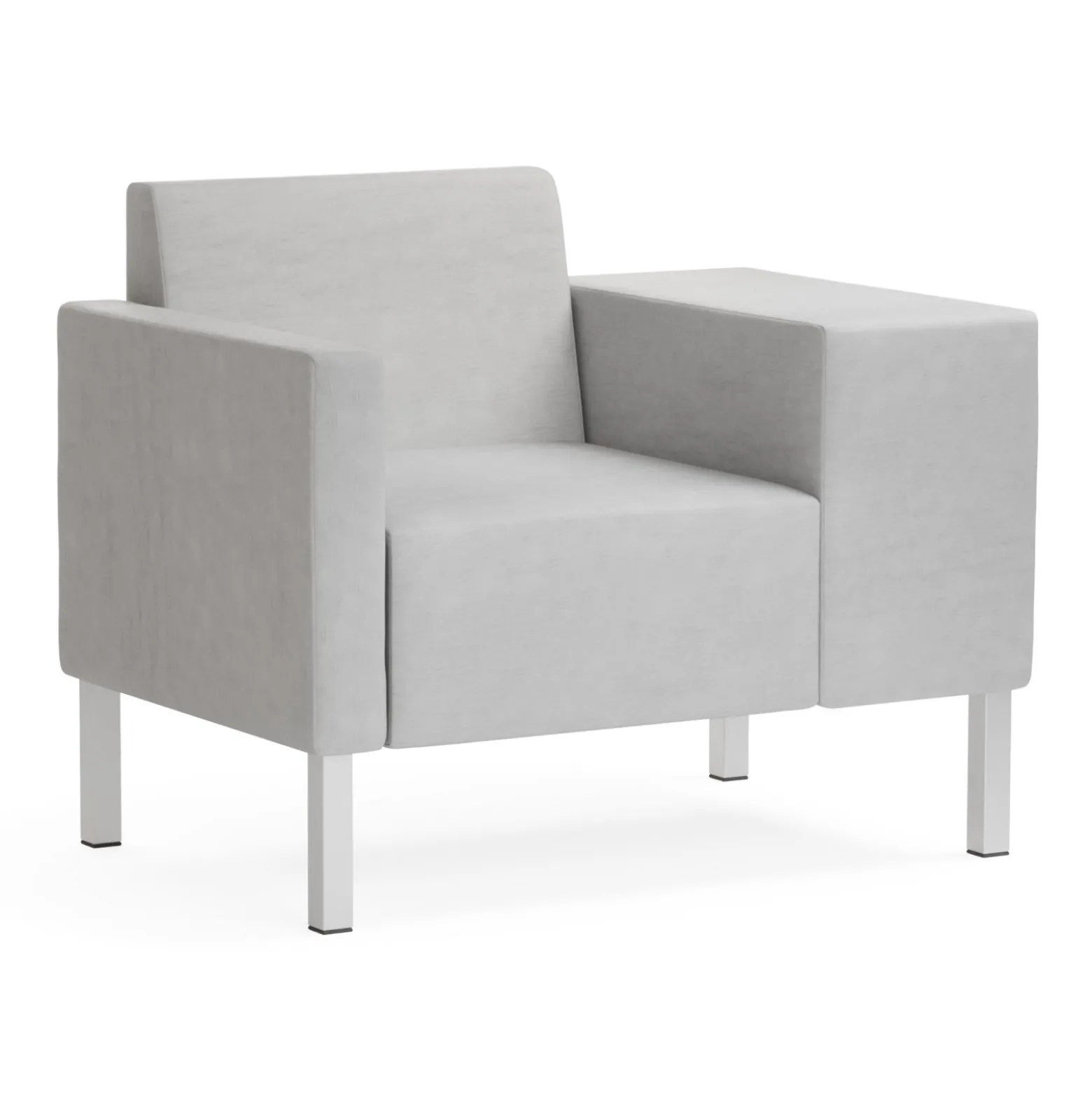 Mixer Modular Guest Chair with Wide Left Arm