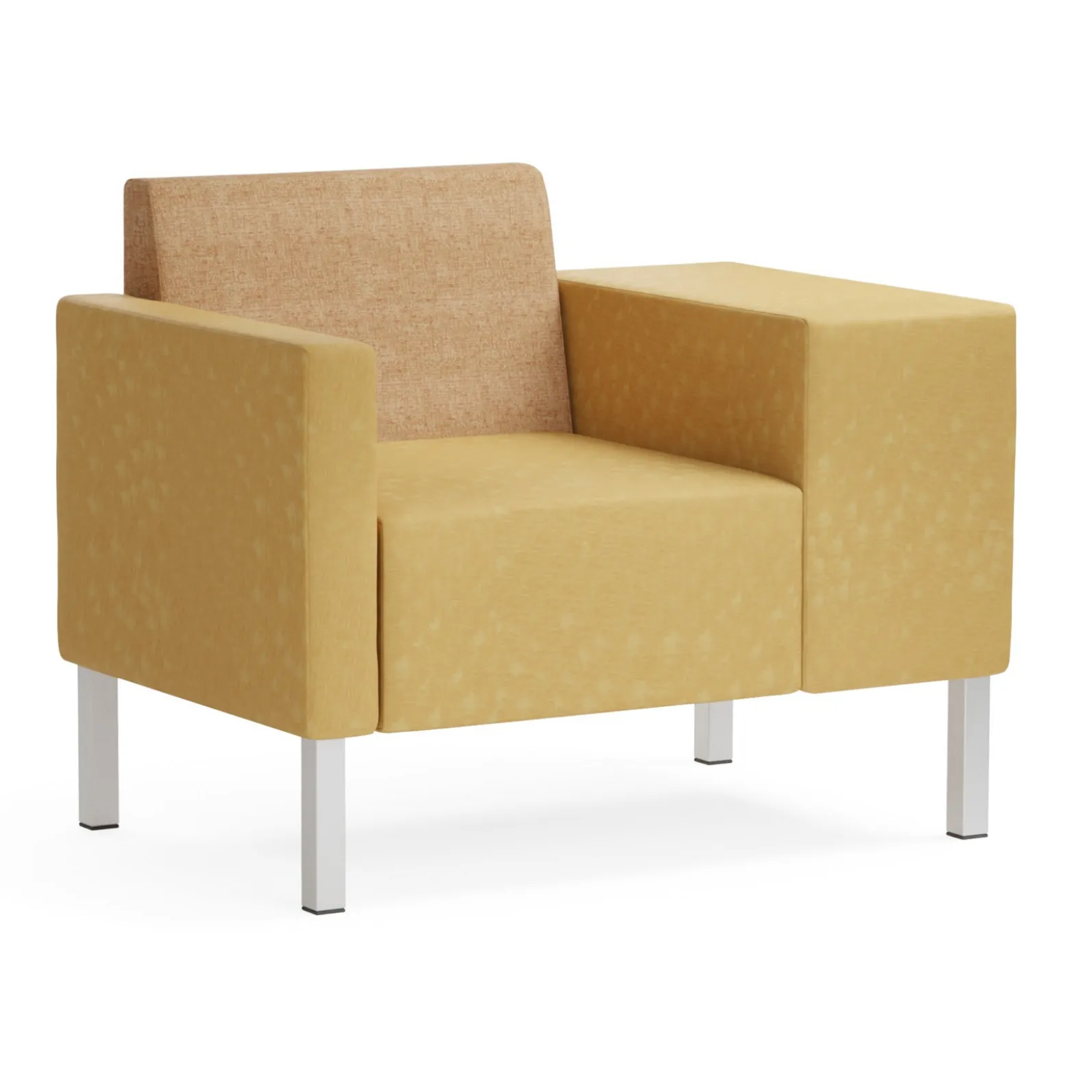Mixer Modular Guest Chair with Wide Left Arm