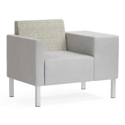 Mixer Modular Guest Chair with Wide Left Arm