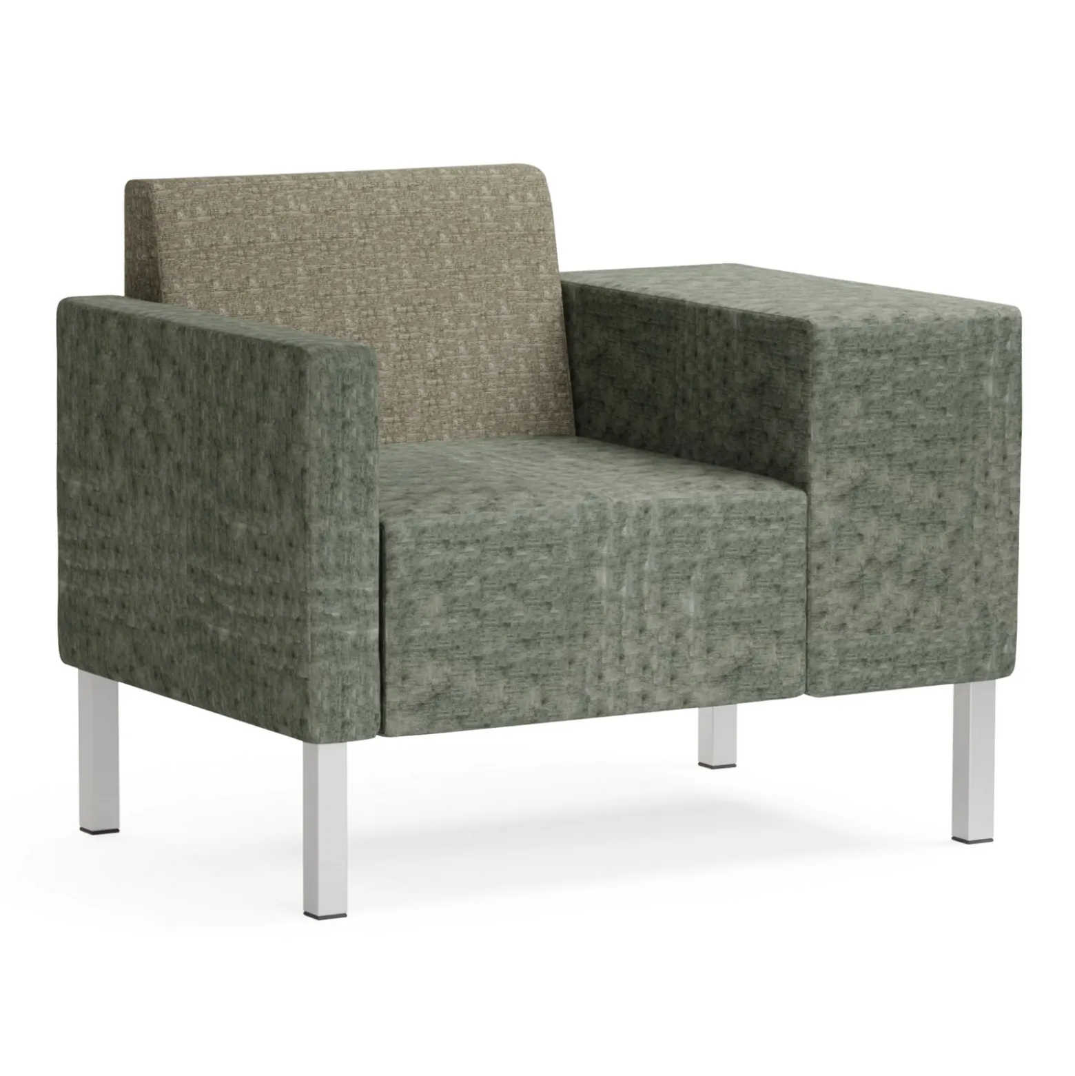 Mixer Modular Guest Chair with Wide Left Arm