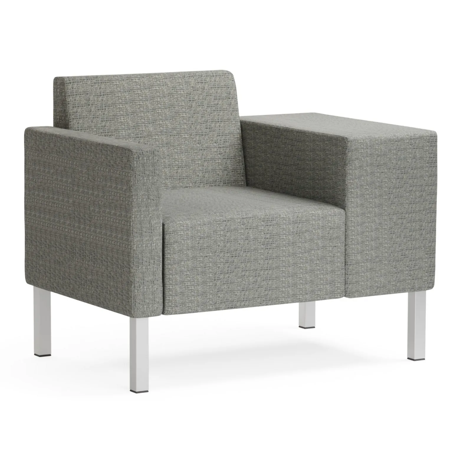 Mixer Modular Guest Chair with Wide Left Arm