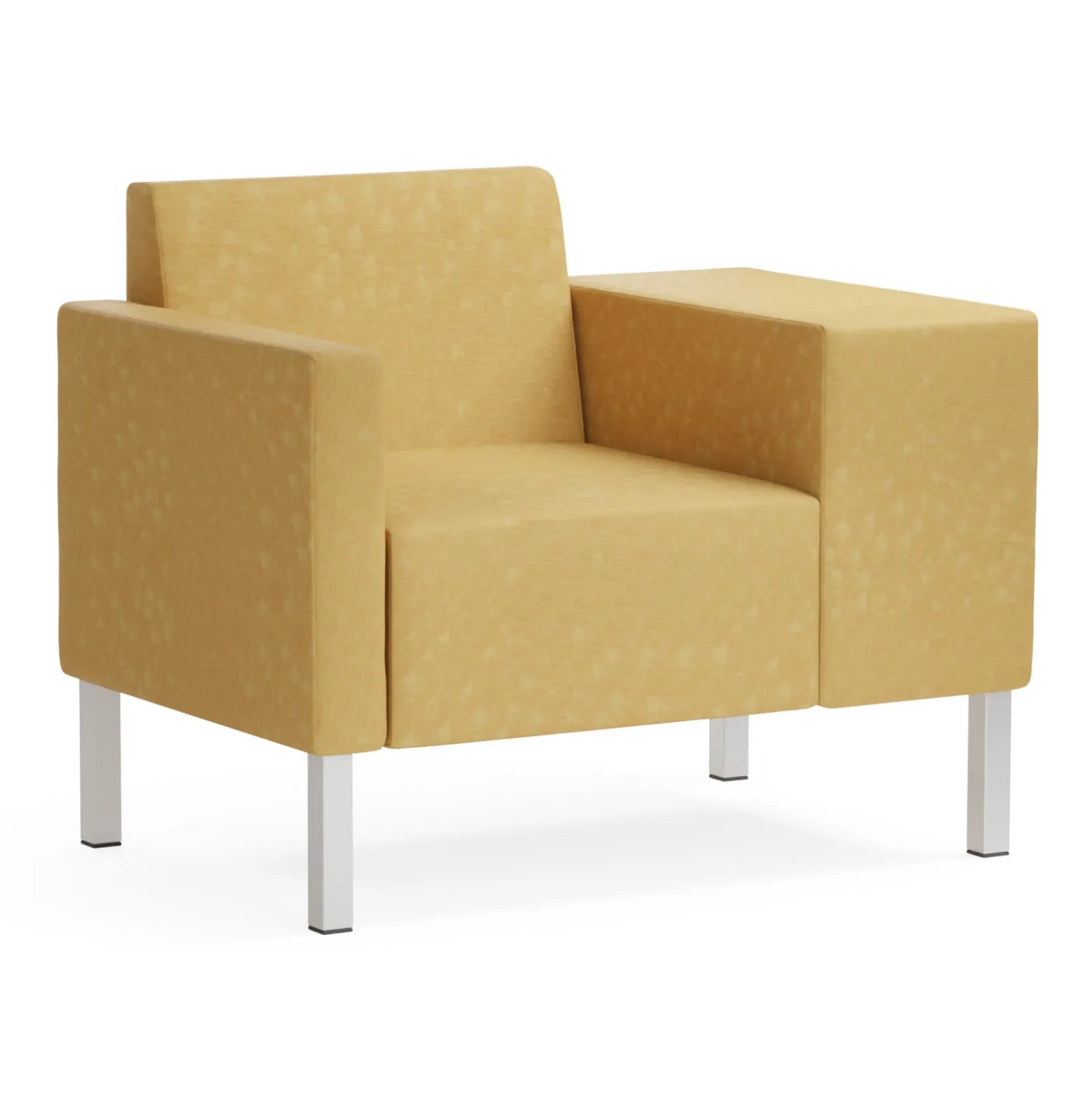 Mixer Modular Guest Chair with Wide Left Arm