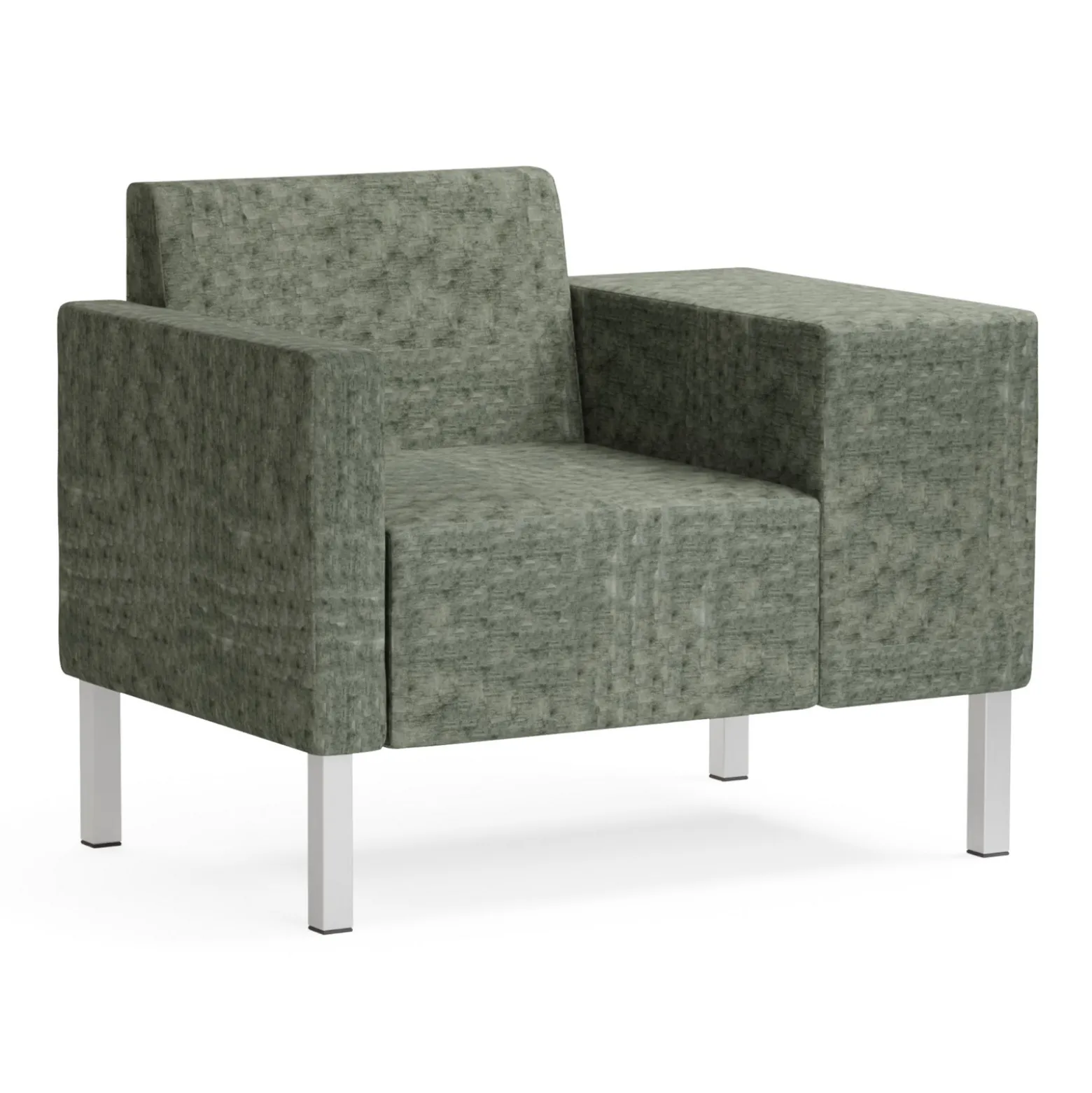 Mixer Modular Guest Chair with Wide Left Arm
