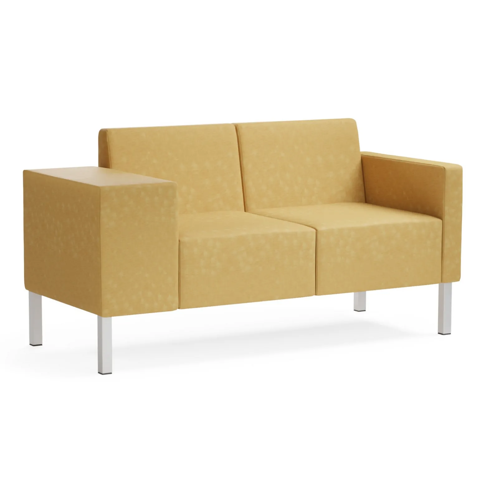 Mixer Modular Loveseat with Wide Right Arm