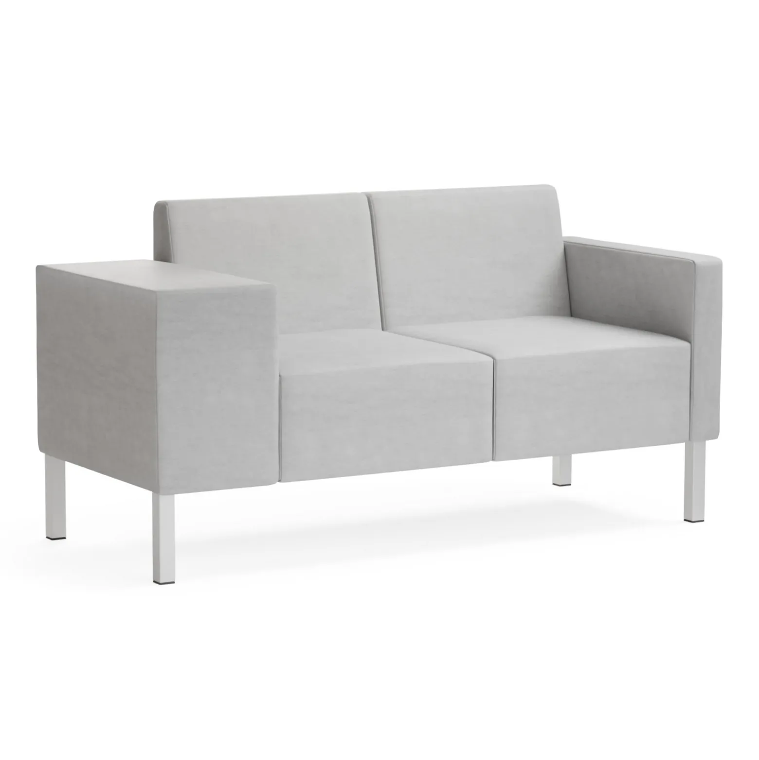 Mixer Modular Loveseat with Wide Right Arm