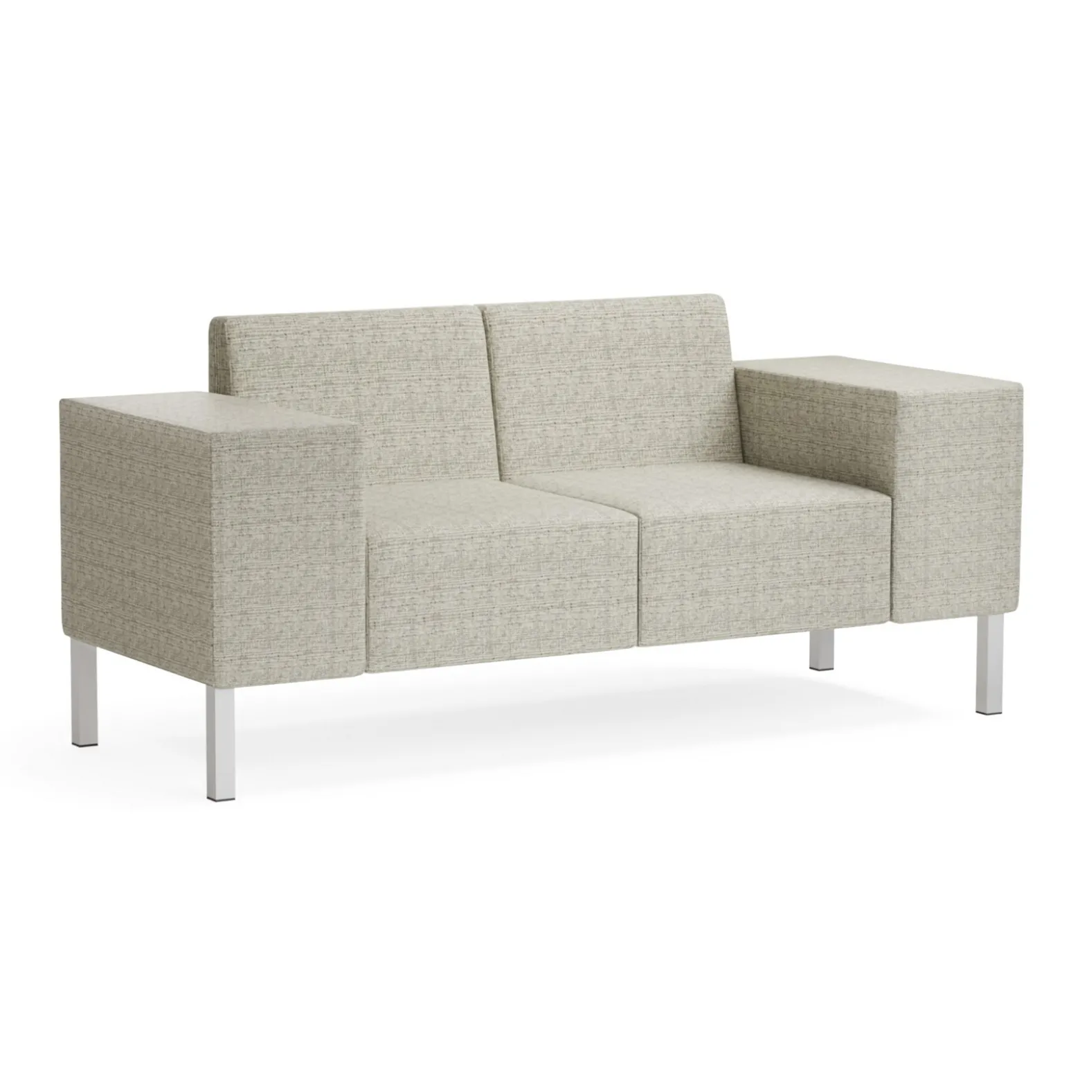 Mixer Modular Loveseat with Wide Arms