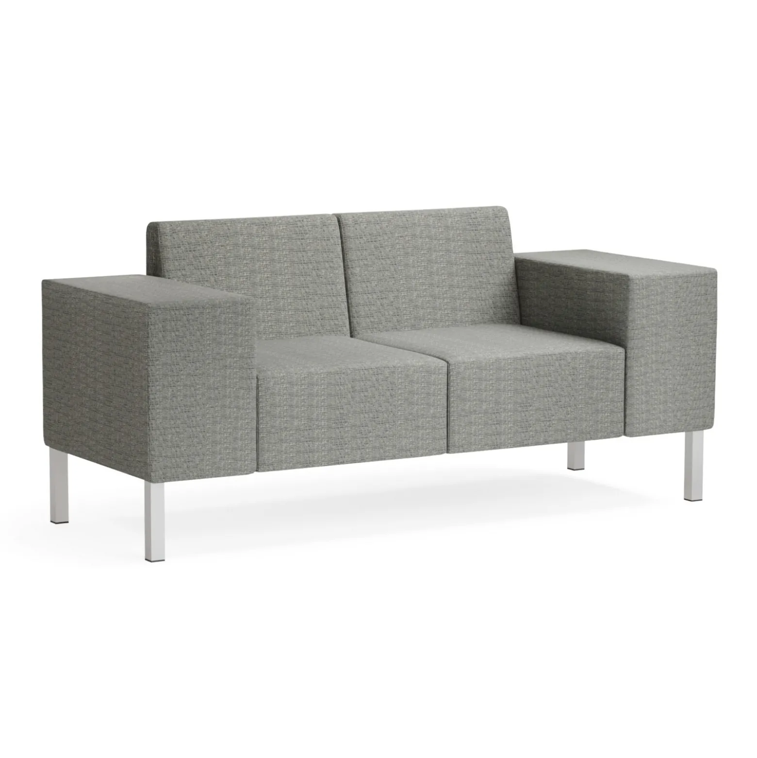 Mixer Modular Loveseat with Wide Arms