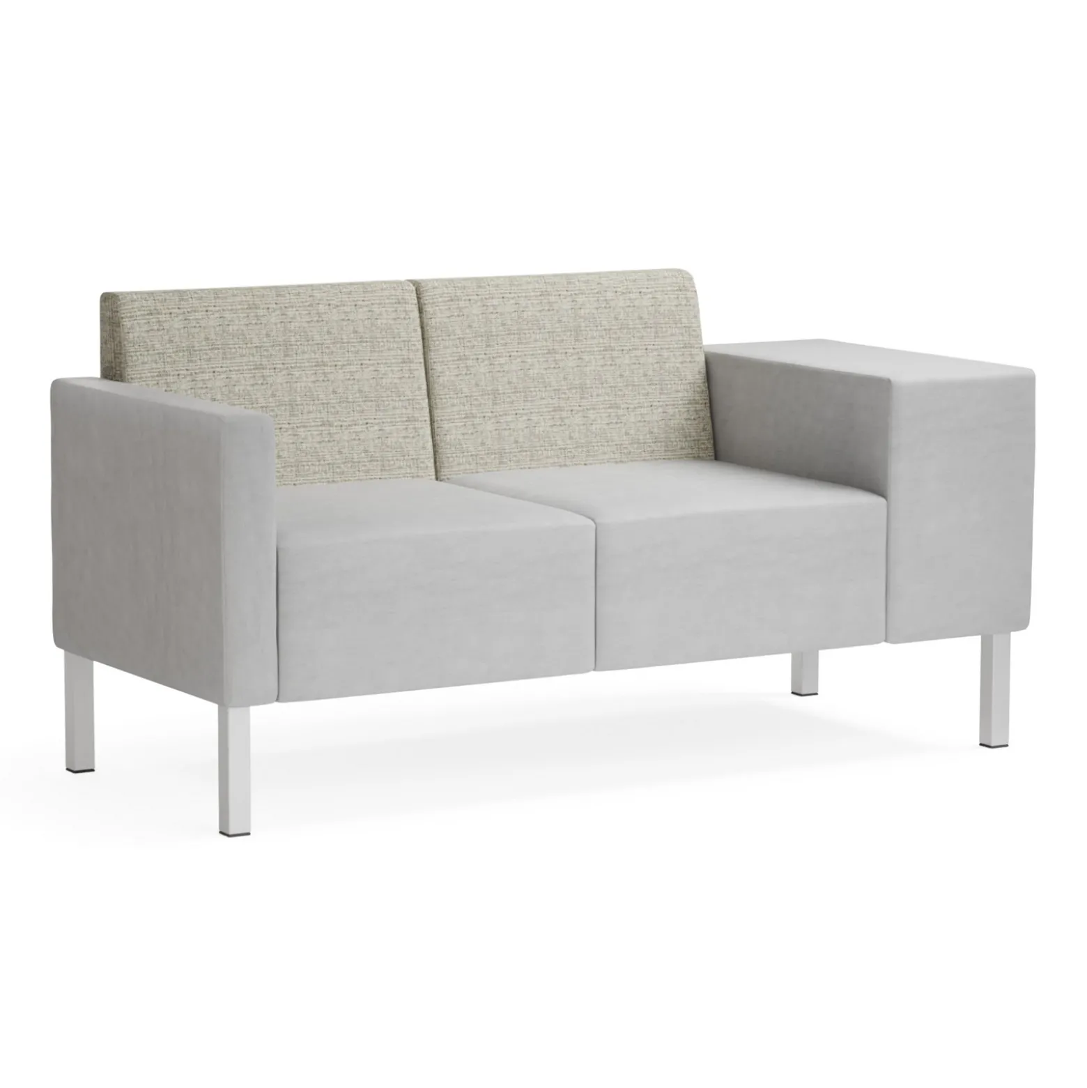 Mixer Modular Loveseat with Wide Left Arm