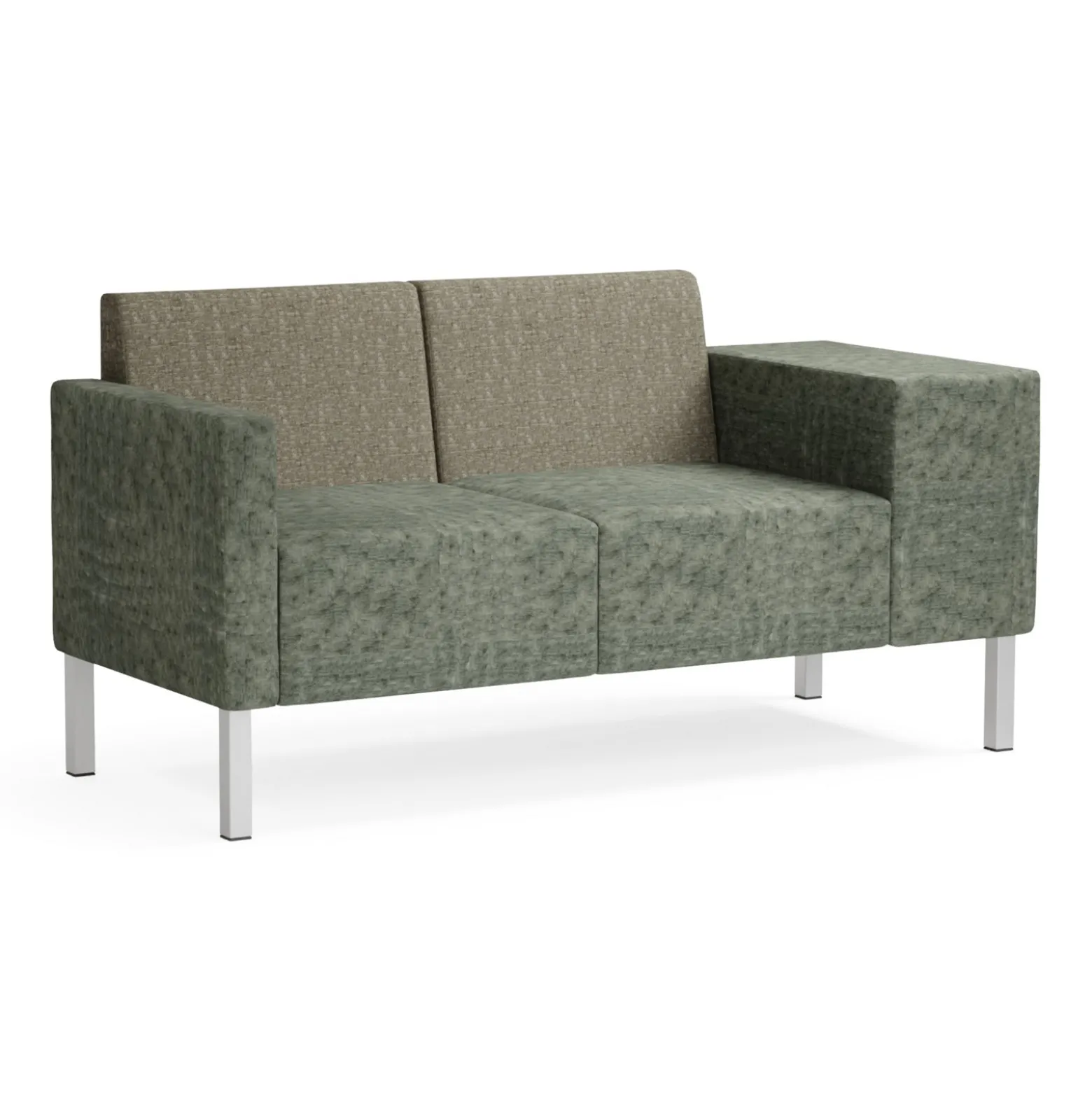 Mixer Modular Loveseat with Wide Left Arm