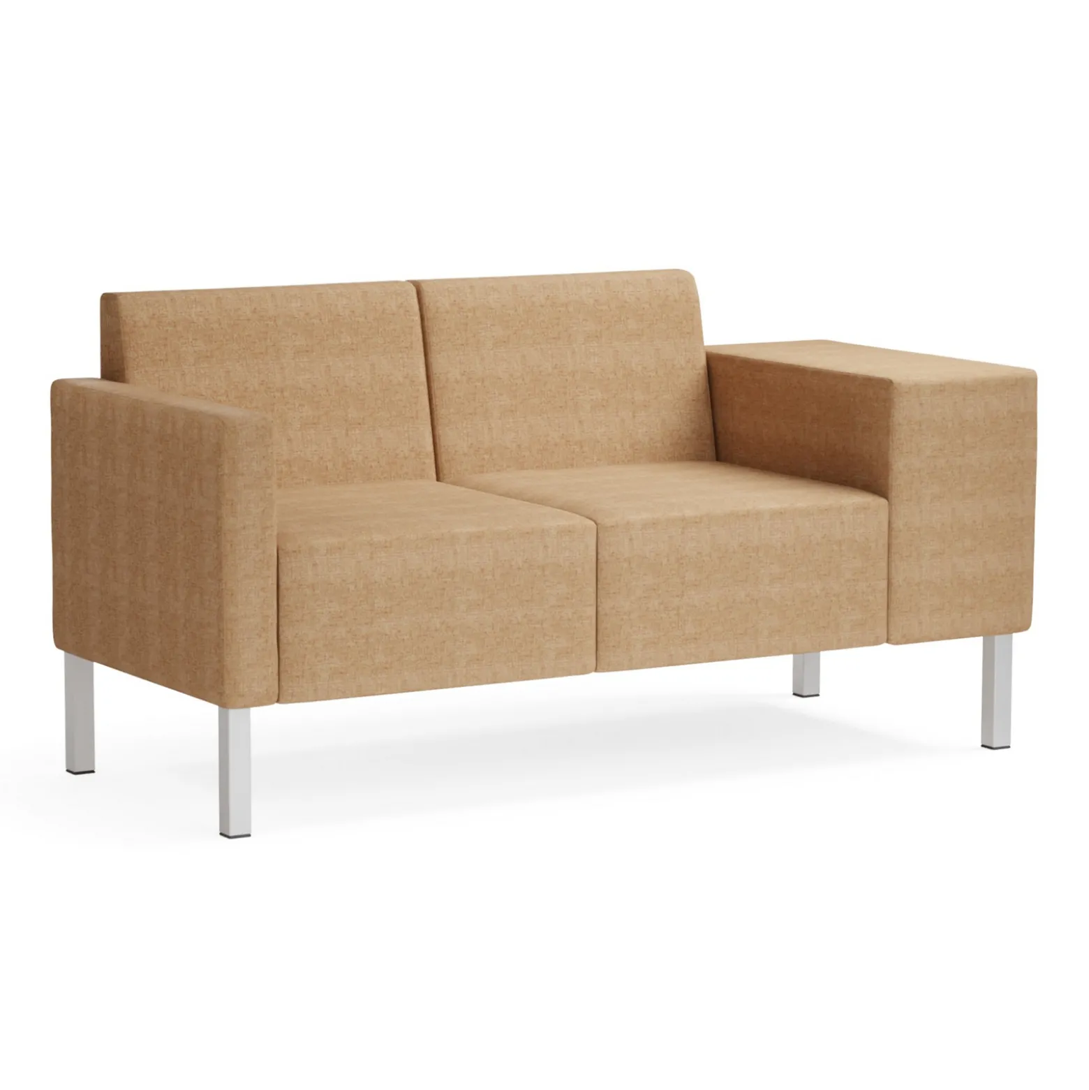 Mixer Modular Loveseat with Wide Left Arm
