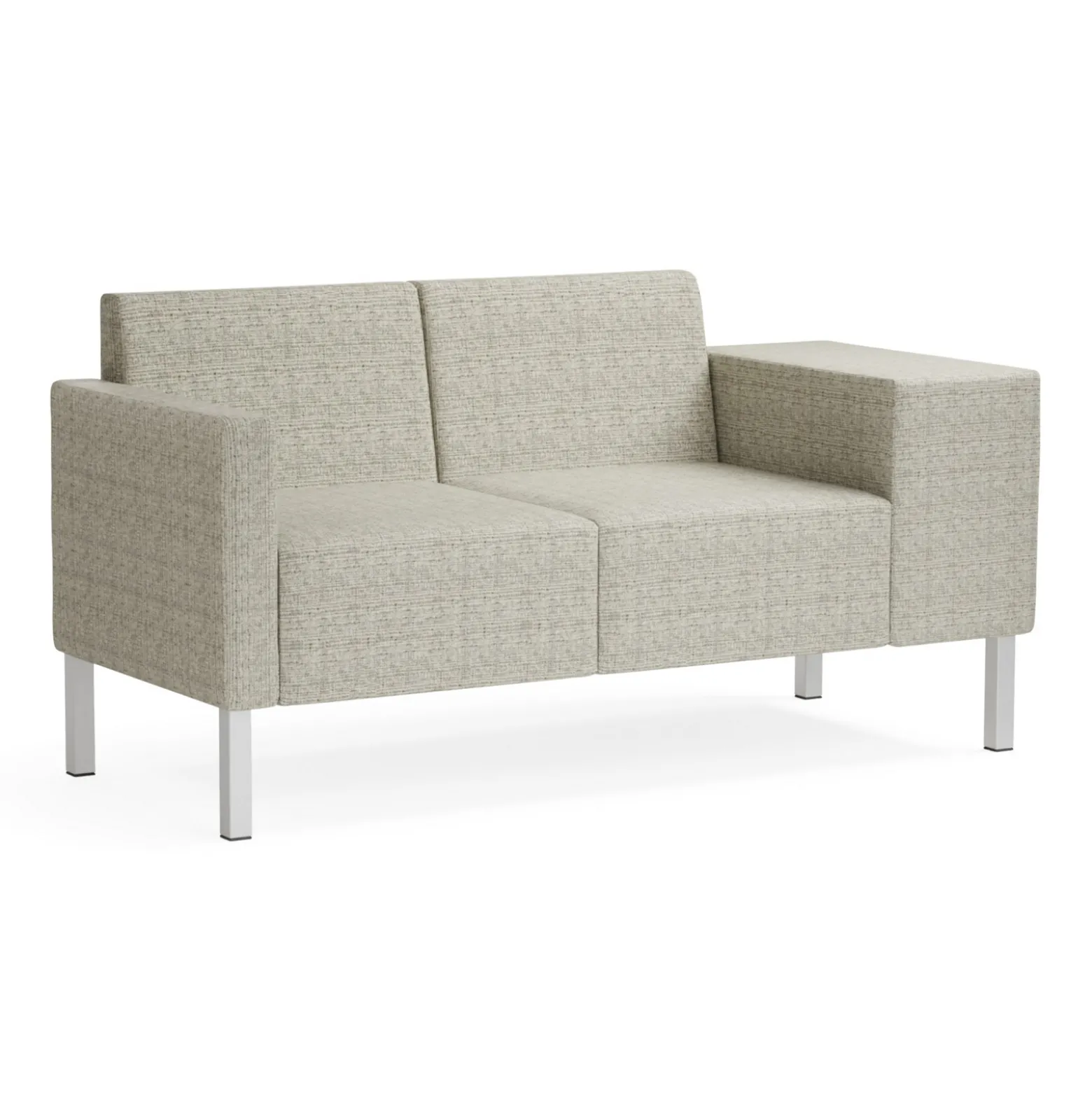 Mixer Modular Loveseat with Wide Left Arm