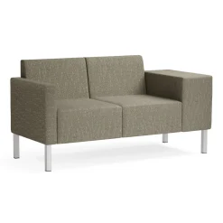 Mixer Modular Loveseat with Wide Left Arm