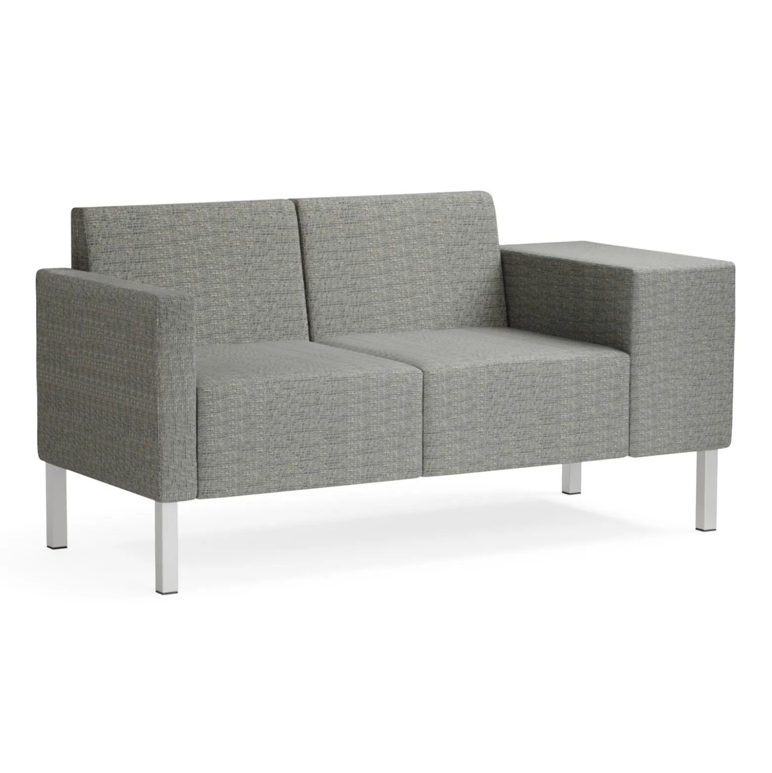 Mixer Modular Loveseat with Wide Left Arm