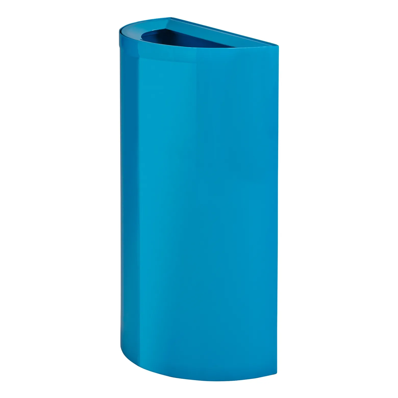 Mixx Recycle and Trash Receptacle, 1/2-Round - 23 Gallon