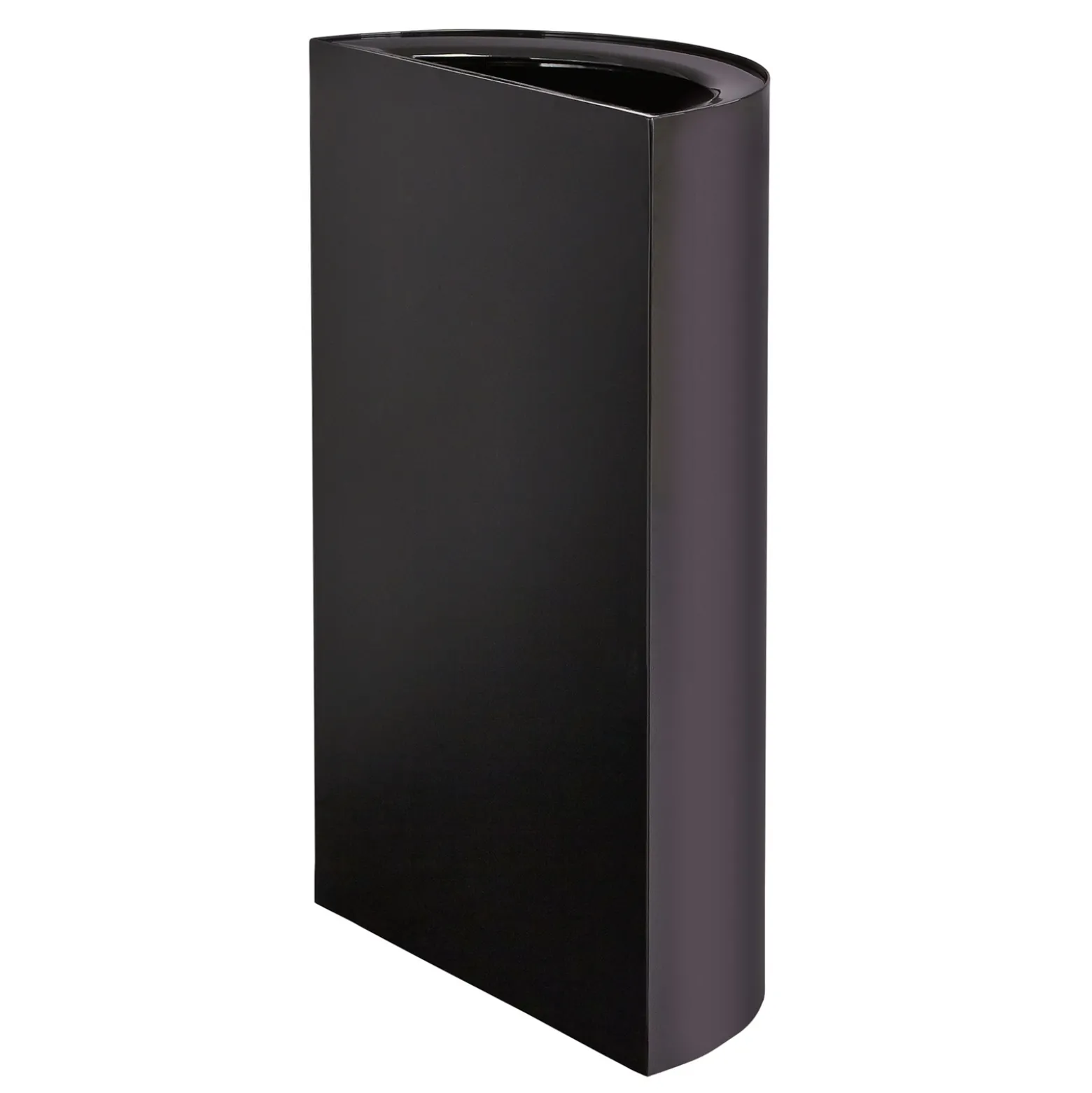 Mixx Recycle and Trash Receptacle, 1/2-Round - 23 Gallon