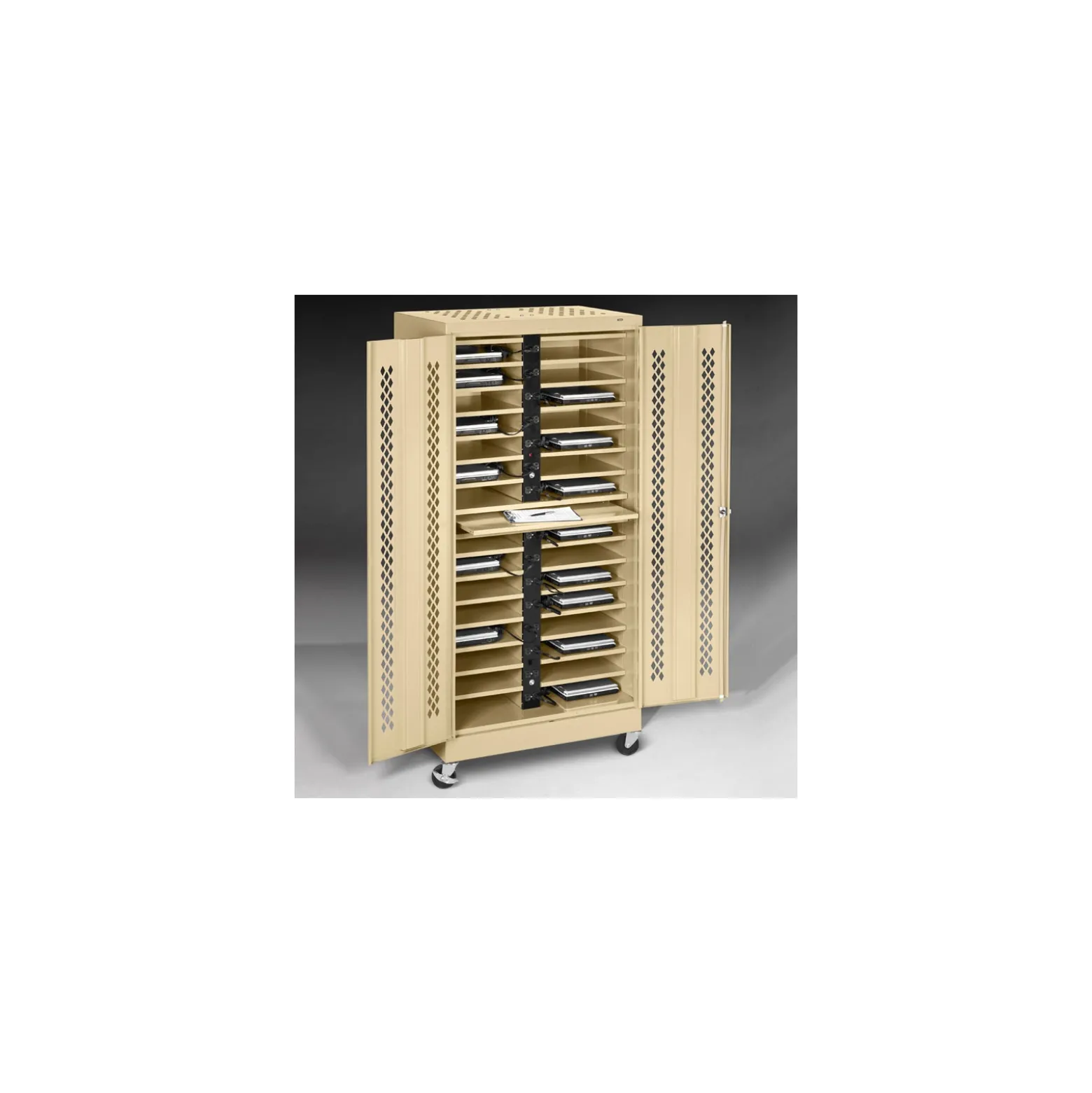 Mobile 32 Slot Charging Station- 79"H
