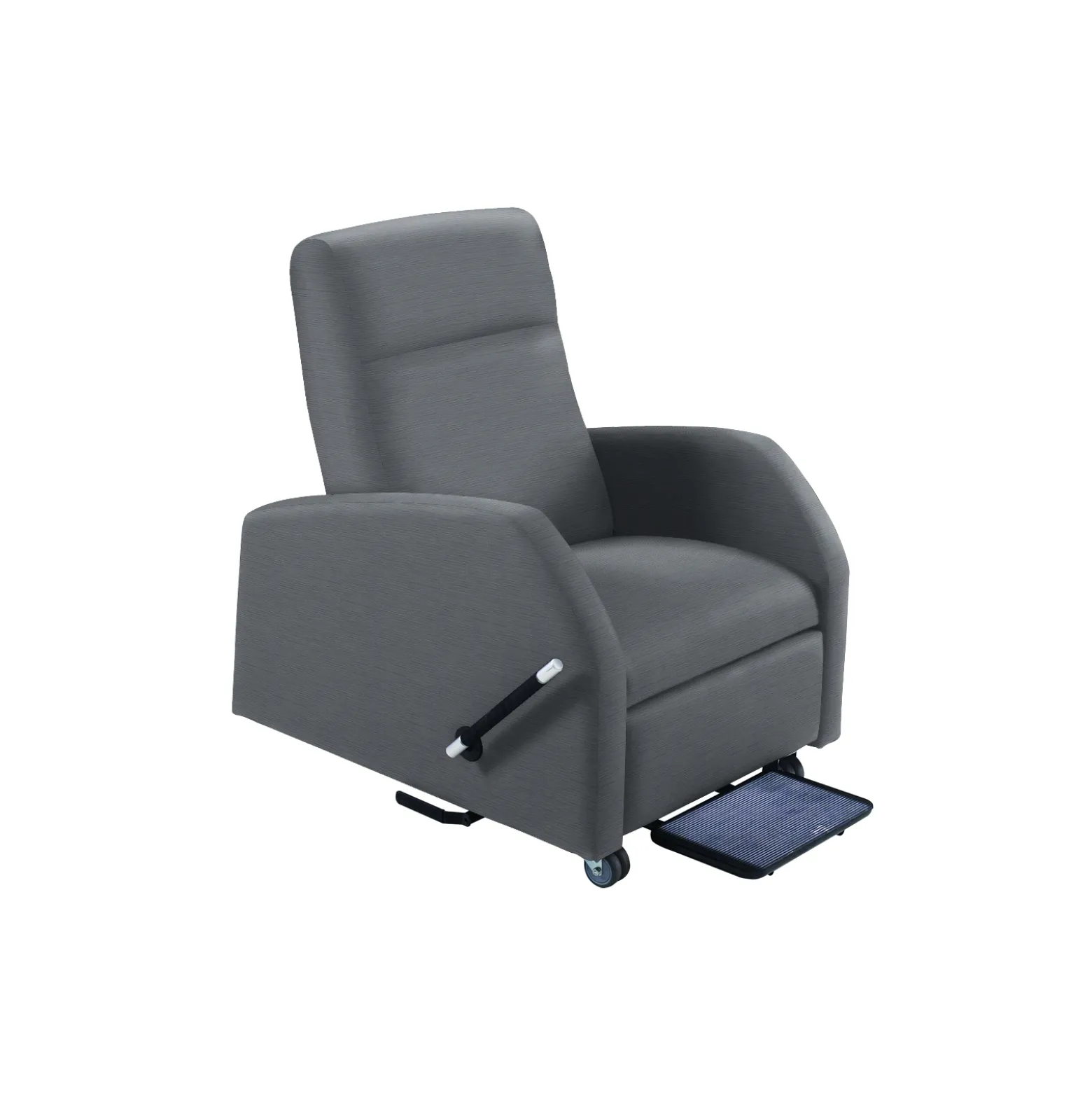 Mobile Bariatric Patient Recliner with Trendelenburg Tilt in Vinyl