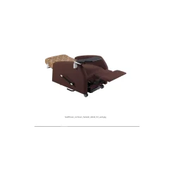 Mobile Bariatric Patient Recliner with Trendelenburg Tilt in Vinyl