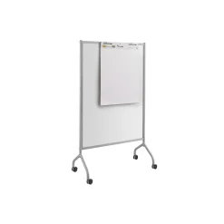 Mobile Double-Sided Magnetic Whiteboard - 42"W x 72"H